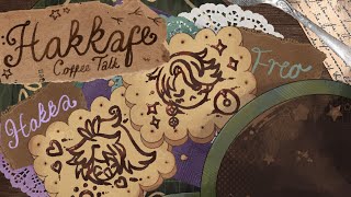 Hanging out at the Hakkafe with @Freodore_nijisanji ! Let's have some 