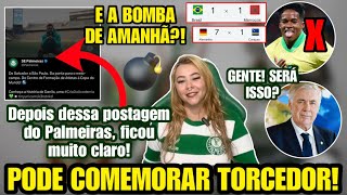 🚨 PODE COMEMORAR! PALMEIRAS ENTREGOU COM ESSA PUBLICAÇÃO! E A BOMBA DE AMANHÃ? SOBRE ENDRICK! SERÁ?