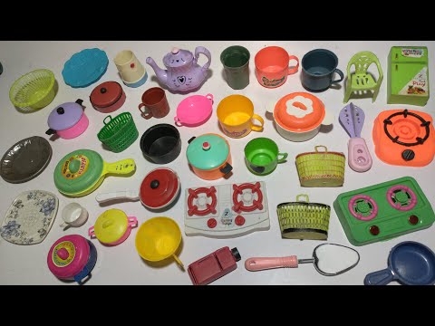 unboxing cute hello kitchen toys collection asmr