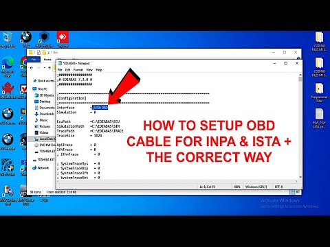 BMW HOW TO SETUP K DCAN CABLE SETTINGS FOR INPA & ISTA THE CORRECT WAY!!