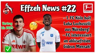 1. FC Köln will Ghana-LV Gideon Mensah? + FC verpflichtet Georgien Kante Lochosvili! Effzeh News #22