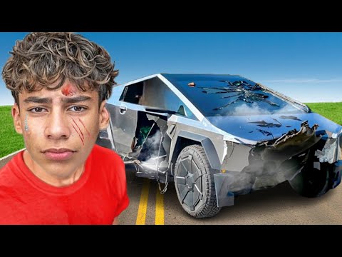 FERRAN ALMOST DIED in Cyber Truck Crash.. (Royalty Family)