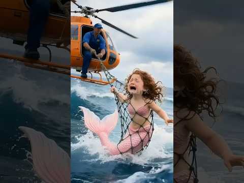 Dog Saves Merman Baby, Suffers for Love, Jesus Arrives.#healing #jesus #rescueanimals #ai #shorts
