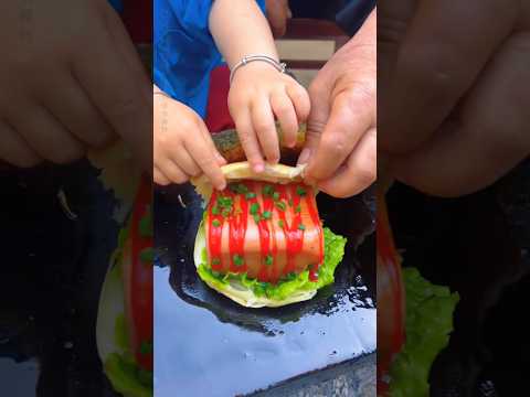 Chinese burger Slate Grilled Sandwich