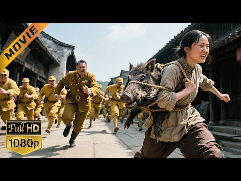 【動作電影】日軍當街欺負女孩，殊不知女孩竟是功夫高手，亮出武功暴揍囂張日軍！⚔️ 動作|#武俠 #動作 #華語