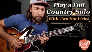 Play a Full Country Guitar Solo with these Hot Licks!