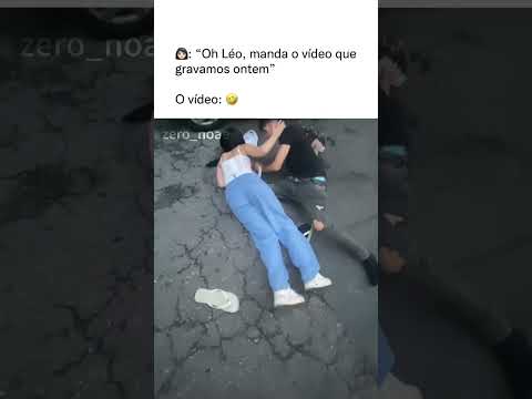 deu ruim pro léo 😂😂😂 #memes #engraçado #edit #zeronoae