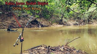 Ganas-Ganasnya Ikan Baung Di Sini ,,! Dapat sungai Seperti Ini Di Jamin 100% Panen Ikan Baung 😱
