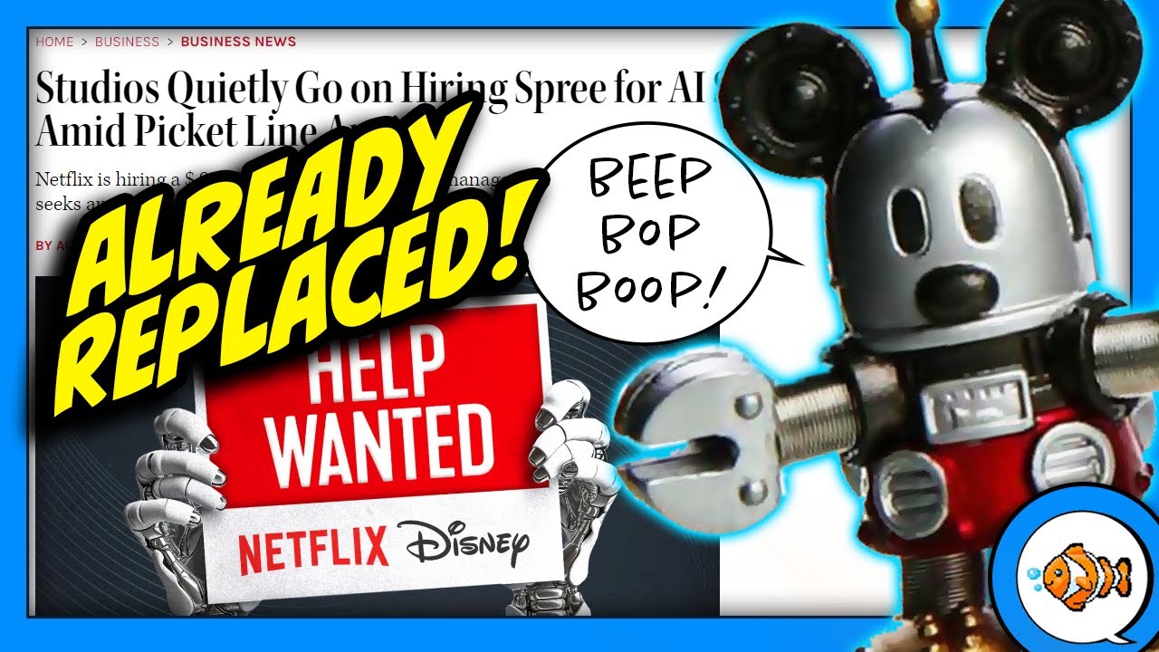 Disney DOUBLES DOWN on AI Jobs During the Hollywood Strikes?!