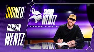 Carson Wentz Signs New Contract with Minnesota Vikings