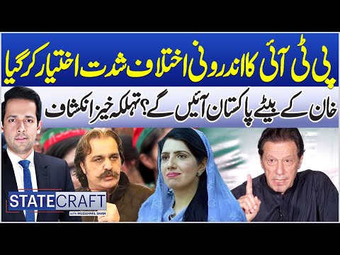 Major PTI Rift | PTI Protest | Aliya Hamza Vs Gandapur | State Craft With Syed Muzammil Shah