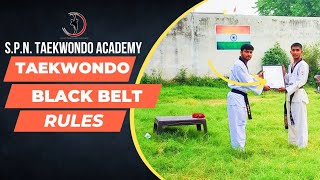 Taekwondo 🥋 Black Belt Rules || Abhishek ||tkd #taekwondo #trending #martialarts #subscribe #viral🔥🔥