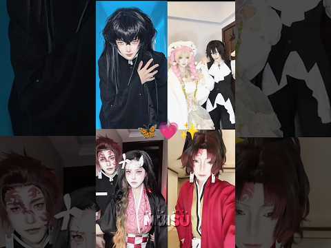 Kny cosplay new trend🦋💗✨ #demonslayer #kimetsunoyaiba #cosplay #foryou #fy #shorts