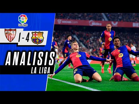 BARCELONA vs SEVILLA 4-1 | VAR POLEMICA Y EXPULSION | LA LIGA | ANALISIS