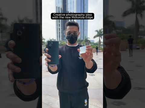 Reflection photography on the new Motorola Edge #shorts #tutorial #motorola #photography