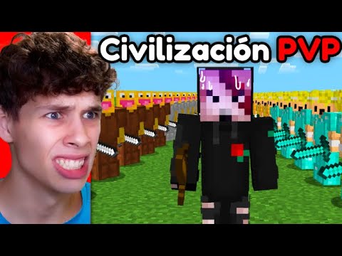 Atrapé a Mi Amigo en una Prisión de PVP Civilitation en Minecraft