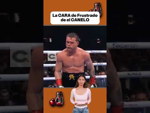 La CARA de FRUSTRADO de el Canelo por no poder con Crawford 🇺🇸🥊🇲🇽 #boxing #box