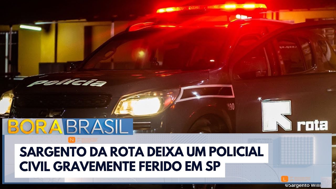 Sargento da Rota deixa um policial civil gravemente ferido