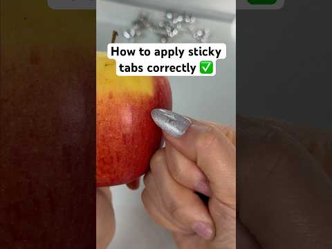 How to apply sticky tabs correctly ✅ #nails