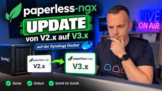 🚀 Paperless-ngx Update auf V3.x – V2.x auf V3.0 upgraden | Synology Docker