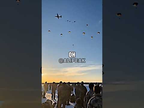 The soldier's parachute does not open 😔 #soldier #military #army #usarmy #usa #fyp #parachute