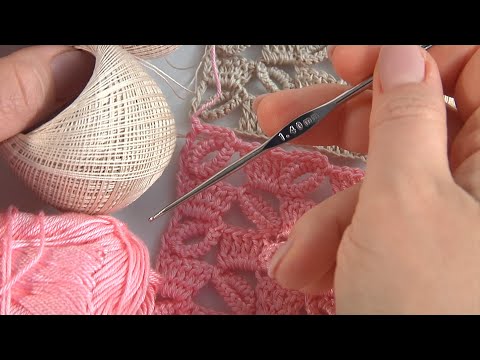 Unusual and Unique STITCH PATTERN /INTERESTING Video Tutorial/Author's Design