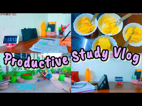 Study Vlog 📝| Morning to Evening 🌞 | A day in my life 🌿| Study More