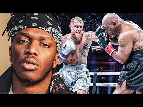 KSI REACTS to Jake Paul BEATING Mike Tyson