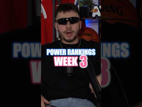 Commish just dropped his Week 3 Power Rankings 👀🚨
