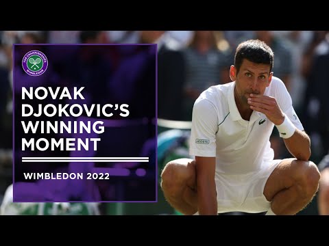 Novak Djokovic's Winning Moment | Wimbledon 2022