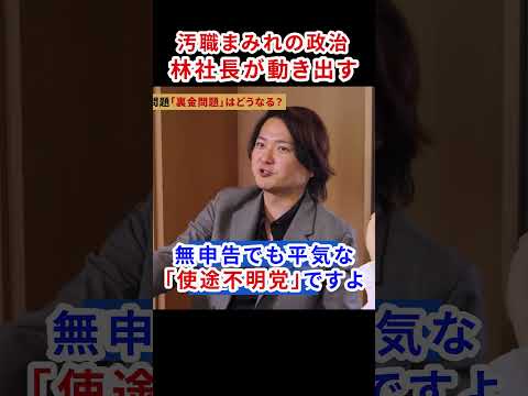 【使途不明党構想】令和の虎林社長×玉木雄一郎