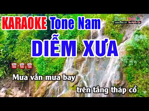 Diễm Xưa Karaoke Tone Nam – Beat Chuẩn Phối Mới | Nhạc Sống Thanh Ngân