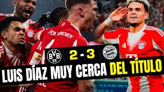GOLPE DE CAMPEÓN: Bayern acaricia la liga y Luis Díaz enciende la prensa