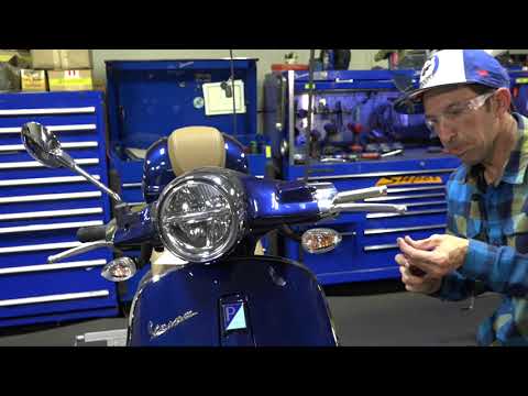 How To Install a Mirror/Lever Perch on a Vespa Primavera or Sprint Scooter