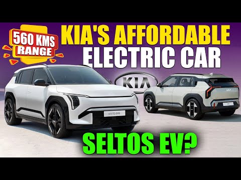 Affordable Electric Car From Kia | KIA ev3 Unveiled | Electric Vehicles India