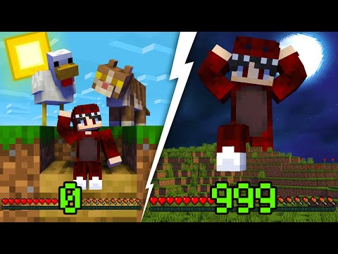 ماين كرافت بس الاكس بي يتحكم في حجمك!!😱 | minecraft XP = Size 🔥