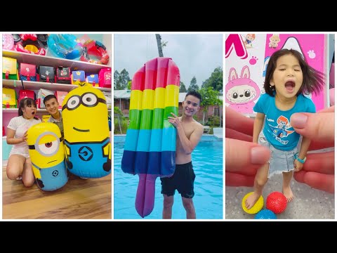 Daughter & Father - Summer Swimming 🤿👧🏻😍 by Su Hao #shorts
