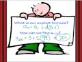 Exploring Explicit and Recursive Formulas in Arithmetic