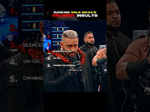 Solo Sikoa's Coldest WWE Insults 🔥