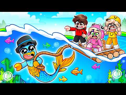 Me Hice Pasar por BEBÉ SIRENA en Roblox Brookhaven!