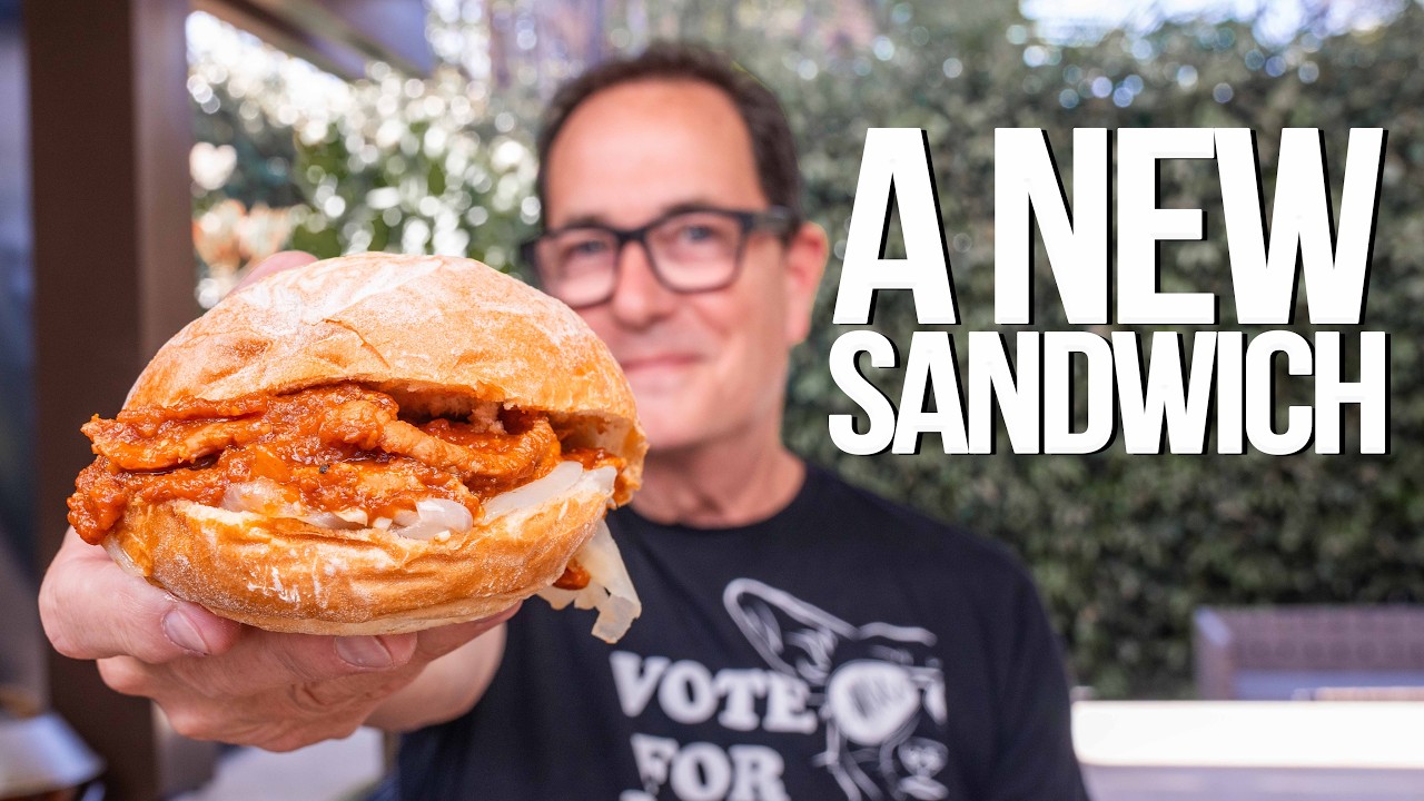 A pork sandwich from portugal that is so simple and delicious! - sam the cooking guy