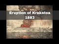 Exploring the Eruption of Krakatoa in 1883