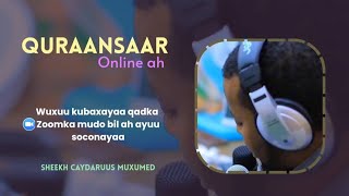 DIB AYAAN UFURNAY QUR'AANSAARKII ONLINE KA, FAA'IIDEYSI WACAN