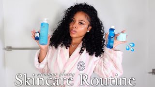 GLOWY SUMMER SKINCARE ROUTINE ☀️🧴💦 ft. Walmart Beauty ( Oily/Combo Skin )