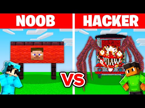 NOOB vs HACKER: I Cheated In a Choo-Choo Charles Build Challenge!