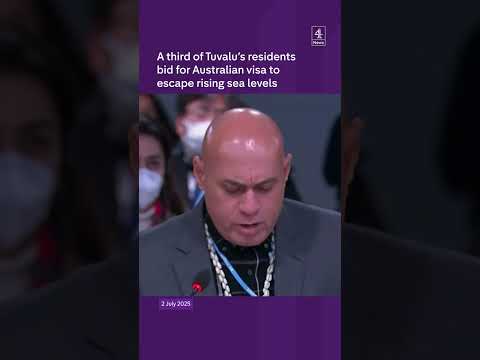 1/3 of Tuvalu bids for climate change visa