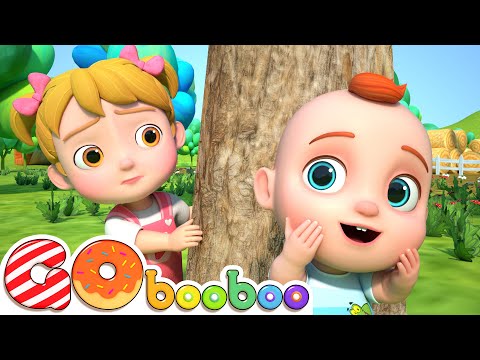 Vamos Brincar de Esconde-Esconde! | Peek A Boo | Música Infantil | GoBooBoo em Português