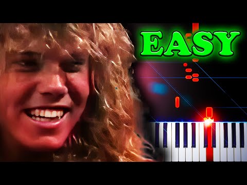 Europe - The Final Countdown - EASY Piano Tutorial