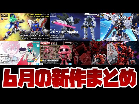 ホビーの動画サムネイル - 6月の新作ガンプラ・ガシャポン・フィギュアなど発売日まとめ！RG 1/144 シャイニングガンダムやMETAL ROBOT魂 ストライクフリーダムガンダム [Re:Coordinate] 発売！！