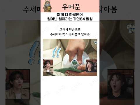 모든게 하루만에 벌어진 기안84 일상